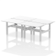 Rayleigh Back-to-Back 4 Person Height Adjustable Bench Desk